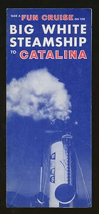 1960 SS Catalina Brochure - Fun Cruise on the Big White Steamship - Picture 1 of 2