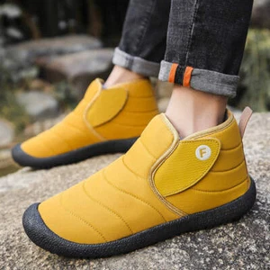 Mens Snow Boots Waterproof Thick Non-Slip Rubber Sole for Hard Ground Autumn and - Picture 1 of 52