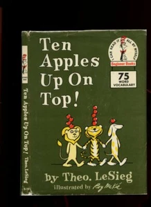 Beginner Books: B-19: Ten Apples Up On Top! HB/DJ 1st/1st - Imagen 1 de 7