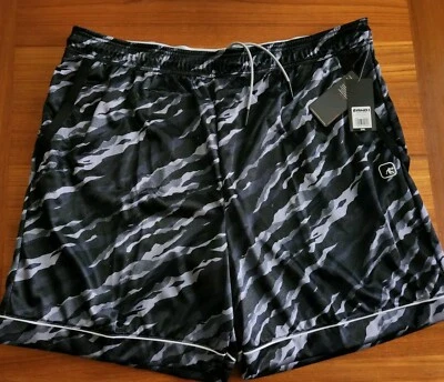 Pantalones Cortos de Baloncesto AND1 Para Hombre 'Offense' 3XL Negro y Gris 8" Bolsillos entrepierna #10724 Foto 1 de 4