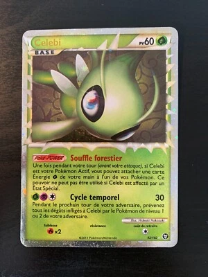 Carte Pokémon : Celebi Prime 92/102 HGSS Triomphe Française - Photo 1/4