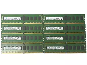 Lot of 8x (64GB) SAMSUNG 8GB ECC Registered DDR4-2133 M393A1G40DB0-CPB0Q - Picture 1 of 6