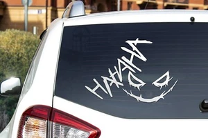 Joker HaHaHa Decal Sticker Batman Dark Night Why So Serious Car Laptop - Picture 1 of 6