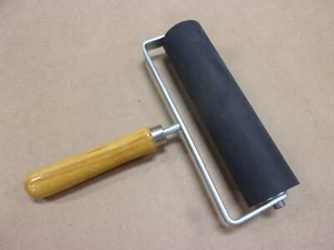 RollRite 6" Goma Suave Brayer Rodillo Manual Bloque de Entintado Arte Impresión Tinta De Colección Antigua - Imagen 1 de 7