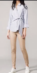 £59 • PHASE EIGHT • Stone Amina Seamed Jegging Sz 8-10 UK. BNWT. L28” - Picture 1 of 7