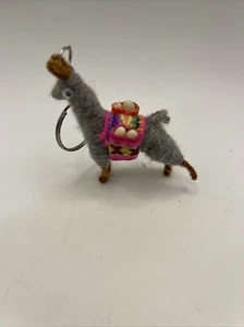 Schlüsselanhänger Peruanisches Alpaka/Lama Handarbeit - Bild 1 von 5