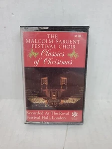 Classics of Christmas The Malcolm Sargent Festival Choir Audio Cassette 1986 80s - Picture 1 of 4