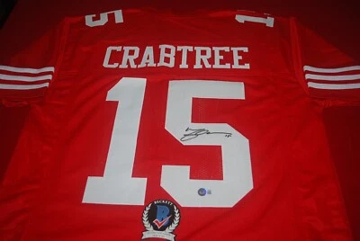 MICHAEL CRABTREE San Francisco 49ers signed Jersey Beckett W560886 - Image 1 of 4