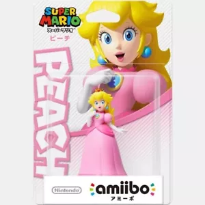 Nintendo amiibo Peach Super Mario Series Character Japan New - Picture 1 of 2