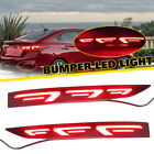 2X Car Rear Bumper Lamps Reflector Tail Rear Brake Fog Lights For Hyundai Accent