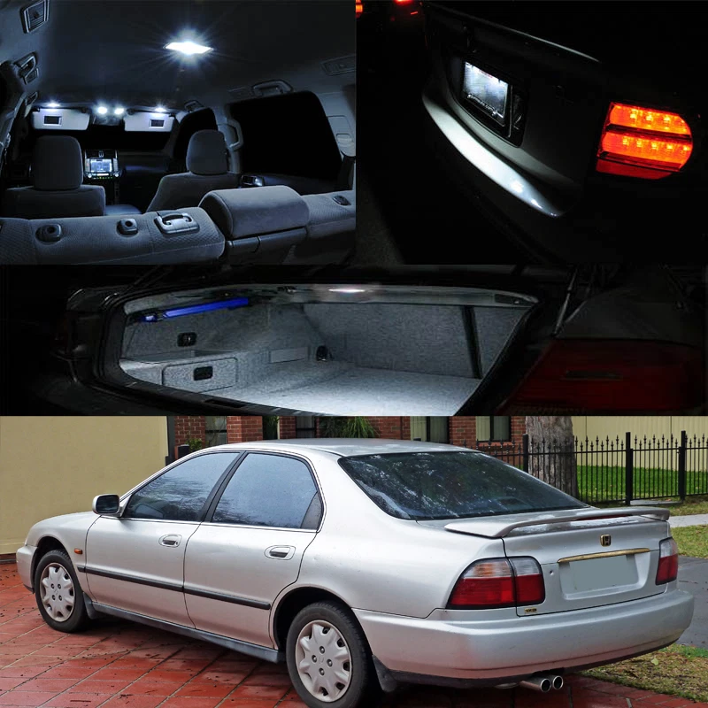 Paquete completo de bombilla LED de xenón para Honda Accord 94-97 mapa de puerta maletero placa domo Foto 1 de 1