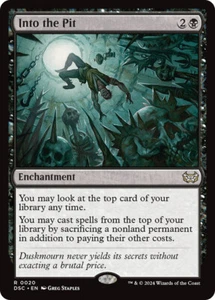 Magic The Gathering Into the Pit - Duskmourn: House of Horror Commander #020 - Imagen 1 de 1