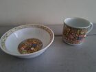 Royal Worcester 'Wooster Bear' Fine Porcelain Bowl & Cup/Mug 1993 Collectable