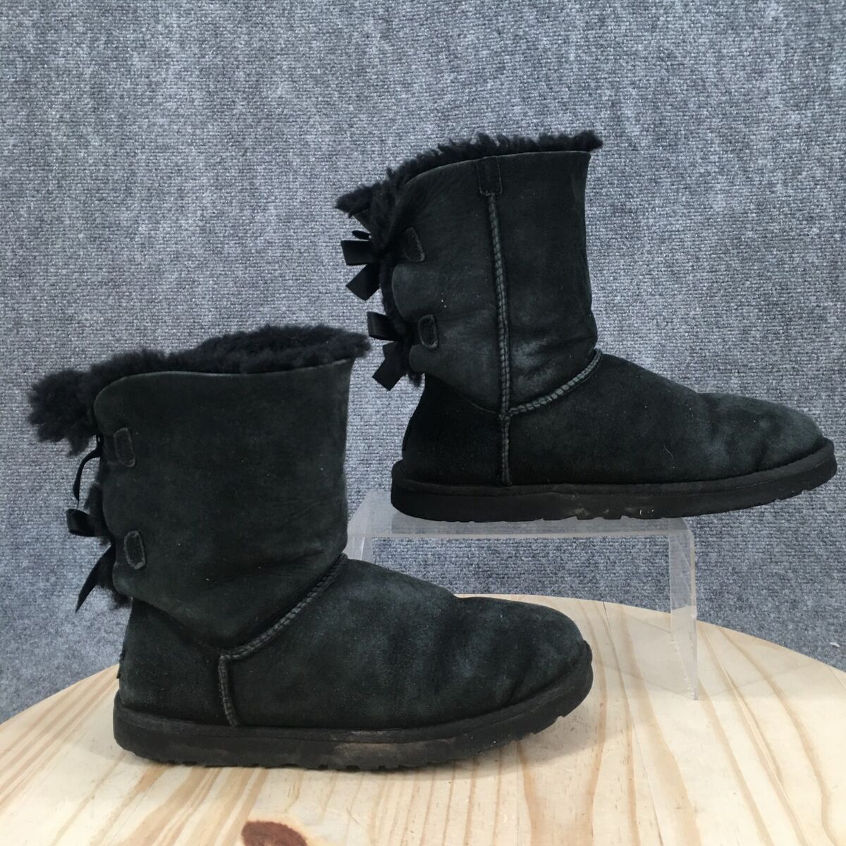 UGG Australia Bailey Bow II Black Boots for Women for sale UGG Australia Bailey Bow II Black Boots for Women for sale