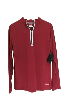 Hind Men Long Sleeve Running Shirt Half Zip Top Run Small New gym Active - Image 1 of 4