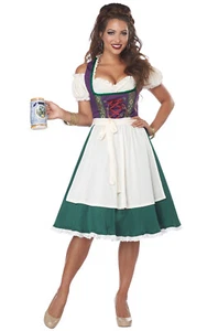 Brand New Bavarian Beer Maid Oktoberfest Adult Costume - Picture 1 of 1