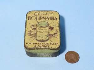 Antique Cadbury's Bourn Vita Food Drink EEMPTY Sample Tin #KN - Picture 1 of 5