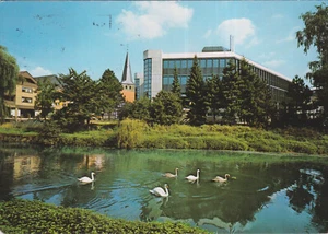 Cartolina d'epoca - Bundde - lotto sull'Elsa con municipio nuovo - Foto 1 di 1