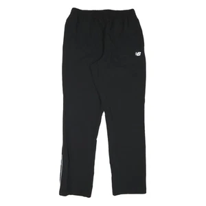 NEW BALANCE Hombres Joggers Negros L W30 L31 Atléticos Ajustados Calce Cónico Ligeros - Imagen 1 de 6
