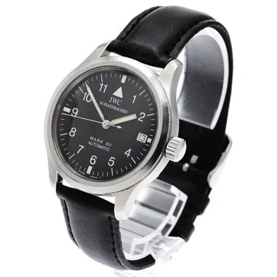 IWC SCHAFFHAUSEN FLIEGERUHR MARK XII IW324101 36mm SS schwarzes Zifferblatt #C270 - Bild 1 von 4