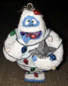 NUEVO NUEVO CON ETIQUETAS 12.99 NAVIDAD ABOMINABLE MUÑECO DE NIEVE BRILLO ÁRBOL LUCES DECORACIÓN - Imagen 1 de 2