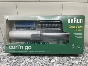 Braun Curl N Go 3/4” Barrel Cord-Free Cordless Curling Iron - Picture 1 of 2