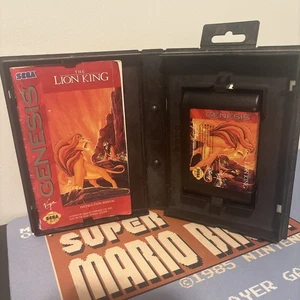 El Rey León (Sega Genesis) en caja original con manual y estuche - Imagen 1 de 6