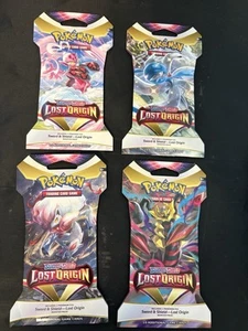 Pokemon Verlorener Ursprung Sleeved Booster Pack Art Set - 4 Packs NEU SEALED - Bild 1 von 2