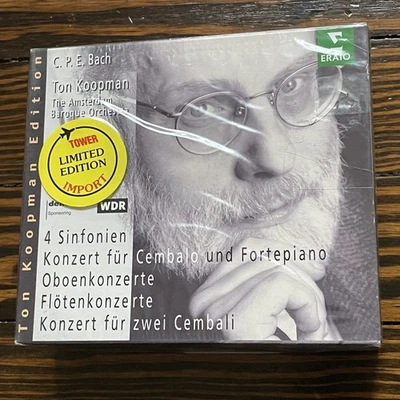 Ton Koopman Edition (NEW) (4-CD Set) (Erato) (4 Symphonies, et al) - C.P.E. Ba.. - Image 1 of 2