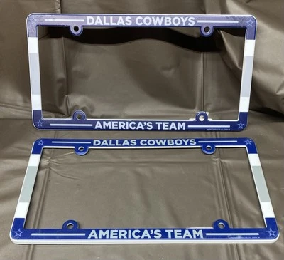 2 marcos de matrícula Wincraft Dallas Cowboys America’s Team Foto 1 de 4