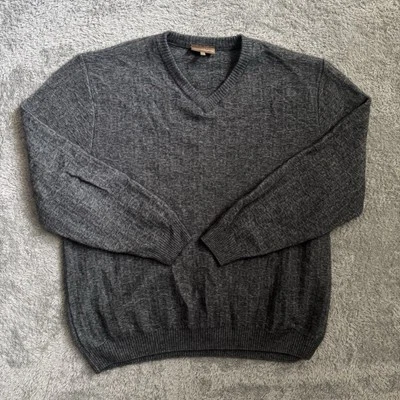 Vintage Possumdown Mens XXL Merino Wool / Possum Fur V-Neck Sweater New Zealand - Image 1 of 4