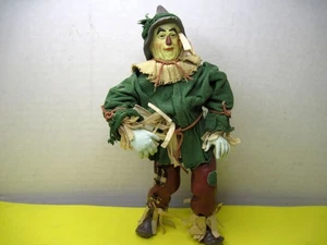 The Wizard of OZ 7" Scarecrow Figurine 1990 by Kurt S. Adler Fabric Mache - Picture 1 of 24