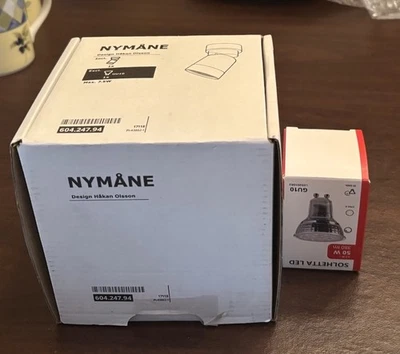 IKEA NYMANE Ceiling Spotlight Lamp. One Light Bulb Included, 604.247.94, New - Image 1 of 4