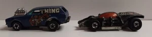 1975 Marvel Heroes Hot Wheels: The Thing Blue Poison Pinto & The Spider-Man Car - Picture 1 of 5
