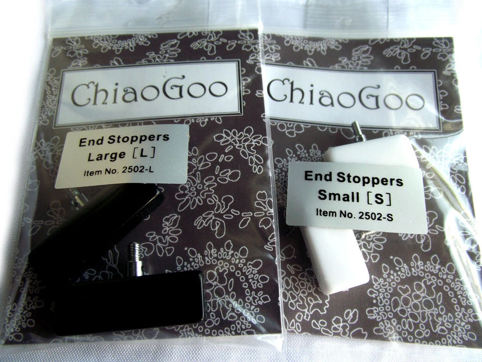 ChiaoGoo End Stoppers-Small 2/Pkg - 2502-S