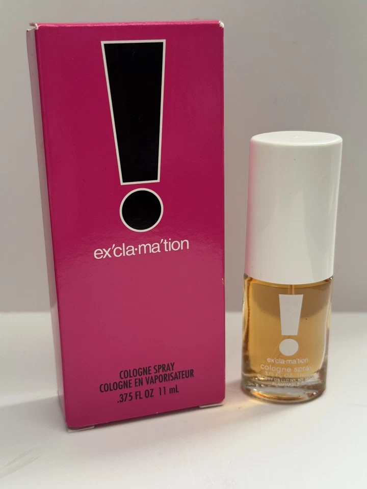 Spray colonia Exclamation by Coty para mujer 0,375 fl oz 11 ml nuevo con caja  Foto 1 de 1
