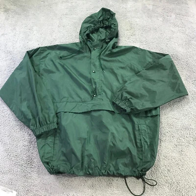 Chaqueta cortavientos grande J Crew para hombre remero pulóver con capucha anorak vintage Foto 1 de 4