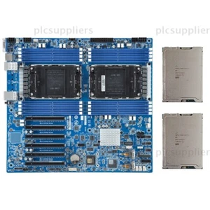 GIBABYTE MS73-HB1 rev.1.x Motherboard +2x Intel Xeon Silver 4416+ ES 20 Core CPU - Bild 1 von 5
