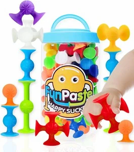 Suction Bath Toys for Baby, 24 Piece Starter Set Cup Preschool... - Picture 1 of 6