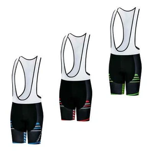 Men's Cycling Bib Shorts 3D Gel Padded Road Bike Cycle Bib Shorts Tights Lycra - Picture 1 of 10