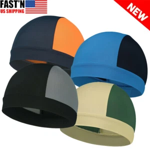 Cooling Skull Cap Helmet Liner for Men Bicycle Beanie Motorcycle Hard Hat Liners - Picture 1 of 14