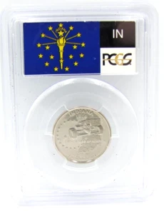 ~obo~ 2002-S INDIANA DCAM STATE QUARTER - 25c IN PCGS PR69 Coin 913033 - Picture 1 of 3