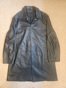 Asos faux leather long coat - Picture 1 of 3