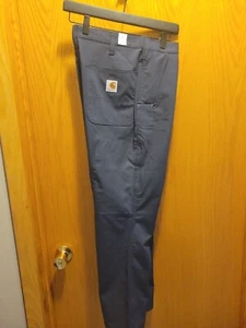 Carhartt 74533-20 leichte Zweikomponenten Marineblau Arbeitshose Herren Größe 46x32 Neu - Bild 1 von 9