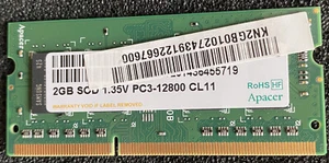 2 GB Acer original RAM module - KN.2GB01.027 2GB DDR3L, SODIMM, 1600MHz, 1.35V - Bild 1 von 2