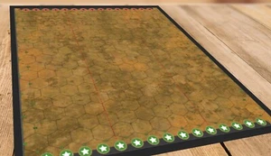 MEMOIR 44 KURSK PARCHED COUNTRYSIDE CUSTOM-DESIGNED BREAKTHROUGH MAT: PVC - Picture 1 of 5