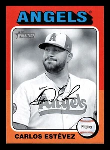 2024 Topps HERENCIA CARLOS ESTEVEZ BLANCO Y NEGRO ÁNGELES PARALELOS #498 - Imagen 1 de 2