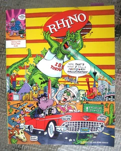 RHINO Records Vintage 1998 Catalog 35 Home Video VHS Music Cd Cassette mailorder - Picture 1 of 5