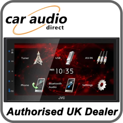 JVC KW-M180BT 6.75" Multimedia Receiver USB Bluetooth - Image 1 of 3