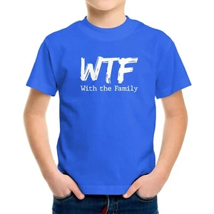 Funny Family Toddler Kids Youth T-shirt Family Vacation With Family Tee Quote - Picture 1 of 16